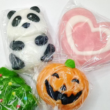 子供のための楽しい形のロリポップ パーティーのスナック