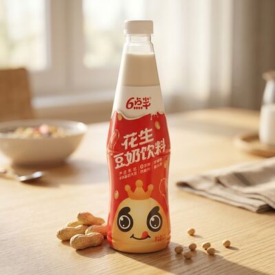 クリーンで健康的なフォーミュラに二種の穀物の栄養とプレミアム成分を配合したピーナッツ豆乳飲料