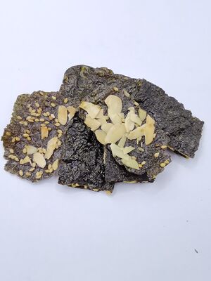 多層の海藻サンドイッチチップス - 脆くておいしい食用 ソーヤ豆スナック