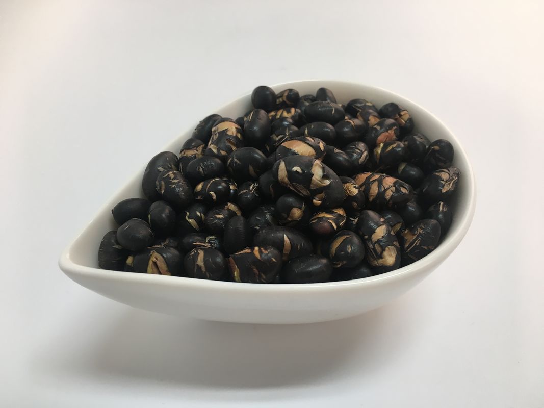 純粋な焼かれたWasabiは/味の小売包装の黒い大豆に塩を加えました