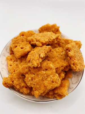 塩漬けの卵黄 乾燥した肉糸 粘り強い米クレーカー ミックス 濃厚で柔らかい香り 脆い米 揚げの米の皮 グオバ