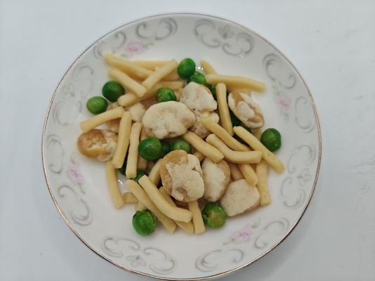 塩で焼いた混ぜたガリガリと豆のスライス スナック