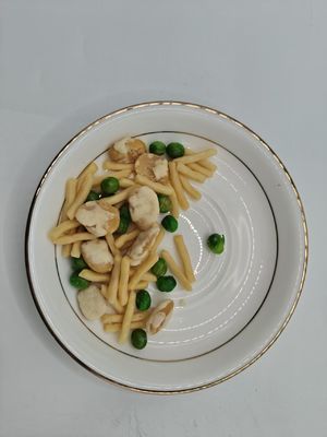 塩で焼いた混ぜたガリガリと豆のスライス スナック
