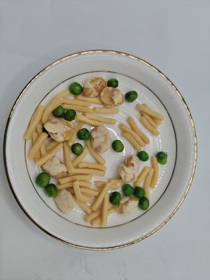 塩で焼いた混ぜたガリガリと豆のスライス スナック