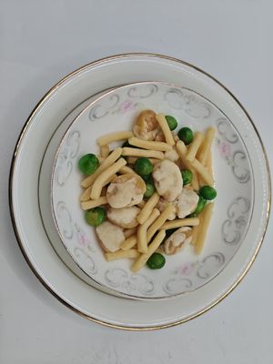 塩で焼いた混ぜたガリガリと豆のスライス スナック