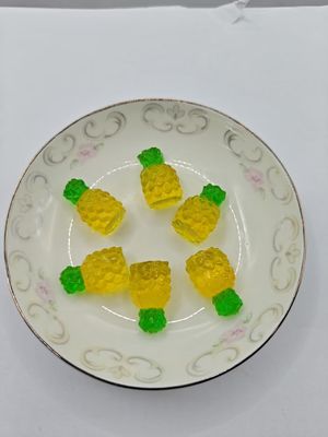 3Dプロバイオティック入りグミ（パイナップル味）