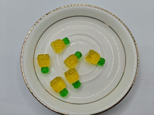 3Dプロバイオティック入りグミ（パイナップル味）