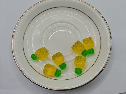3Dプロバイオティック入りグミ（パイナップル味）