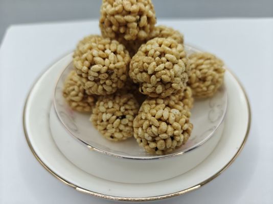 高タンパク質ナッツ入りライスボール 大量包装