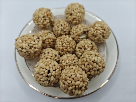 高タンパク質ナッツ入りライスボール 大量包装