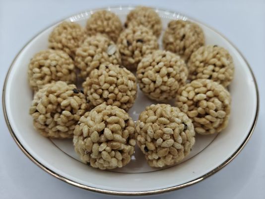 高タンパク質ナッツ入りライスボール 大量包装