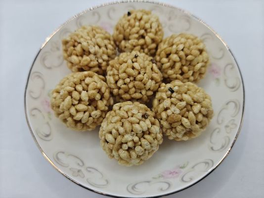 高タンパク質ナッツ入りライスボール 大量包装