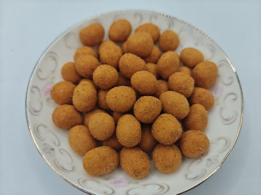 辛く 覆い て いる ピーナッツ と 炎 の 蹴り と 香り の 味
