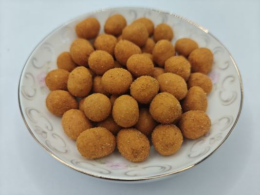 辛く 覆い て いる ピーナッツ と 炎 の 蹴り と 香り の 味