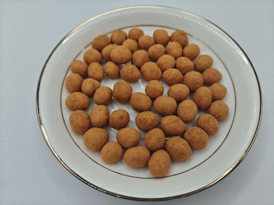 辛く 覆い て いる ピーナッツ と 炎 の 蹴り と 香り の 味