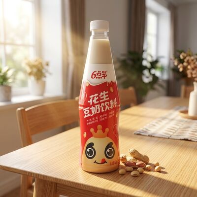 クリーンで健康的なフォーミュラに二種の穀物の栄養とプレミアム成分を配合したピーナッツ豆乳飲料