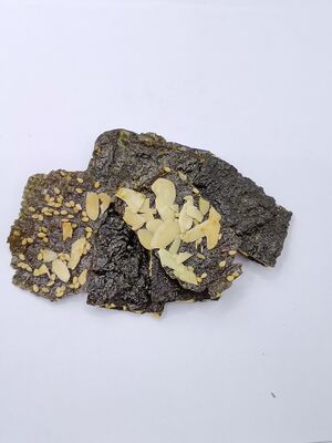 多層の海藻サンドイッチチップス - 脆くておいしい食用 ソーヤ豆スナック
