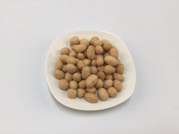 BBQ味によって塗られるピーナツ軽食、ふるわれるおいしいシャキッとした上塗を施してあるピーナツ サイズ