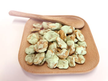 Wasabiの味のユダヤの証明書が付いているCooatedによって揚げられているソラマメの軽食