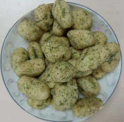 Haruhiは焼かれた緑の海藻カシュー ナッツのハラールによって証明された軽食に塗った