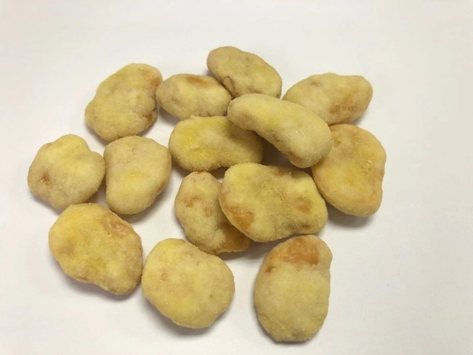 シャキッとした蜂蜜およびバター味は揚げられていたソラマメに欠く軽食を塗った