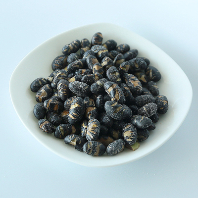 自然添加物無し付加的なシャキッとした焼かれた黒豆の海の塩の味無し
