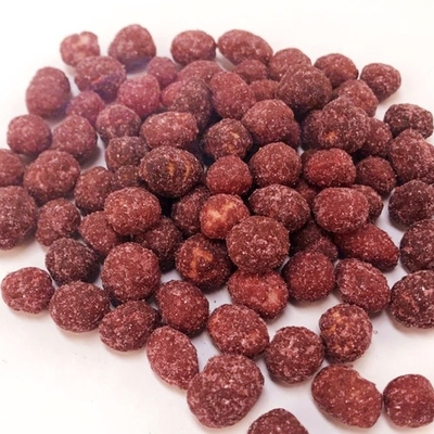 KOSHER/BRC/HALAL/HACCPの証明の紫色のサツマイモの小麦粉の上塗を施してある焼かれたピーナツ歯応えが良く、シャキッとしたスナック