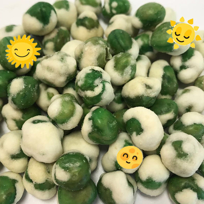 添加物は塗られたグリーンピースの軽食のニンニクおよびタマネギの味を揚げなかった